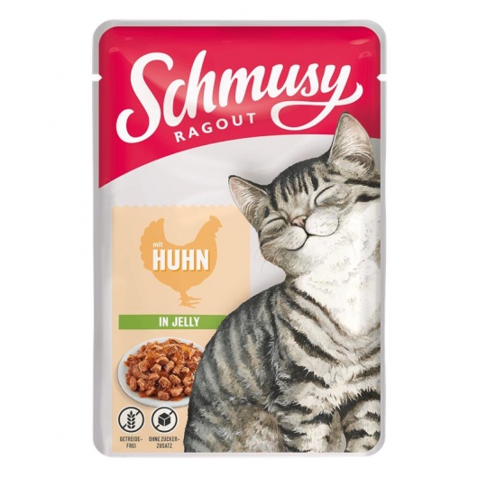 Schmusy Ragout mit Huhn in Jelly 100g 