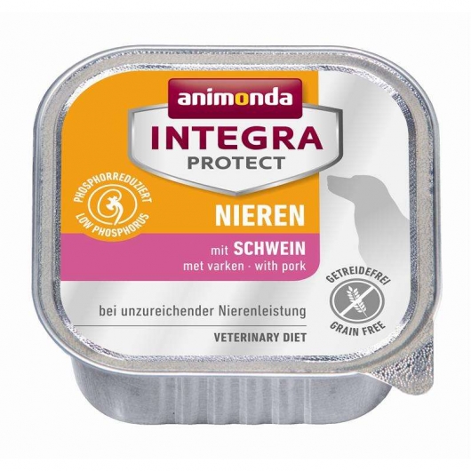 Animonda Dog Schale Integra Protect Niere Schwein 150g 