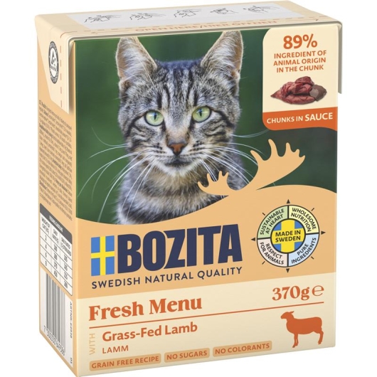 Bozita Cat Tetra Recard Häppchen in Sauce mit Lamm 370g 