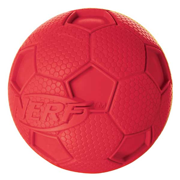 Nerf Dog Squeak Soccer Ball - GroÃ - 10 cm